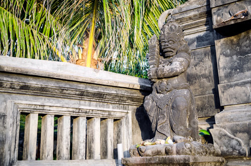 Preview: traditional balinese hindu statues in bali temple indonesia
