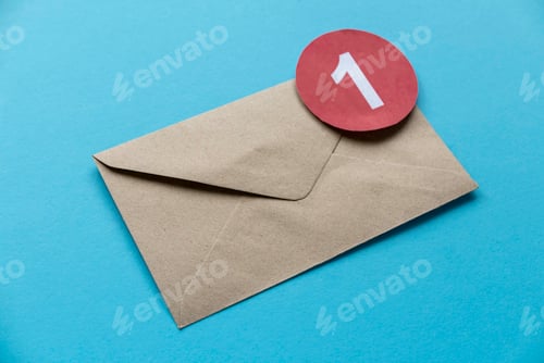 Preview: Concept of new email reminder or message alert.