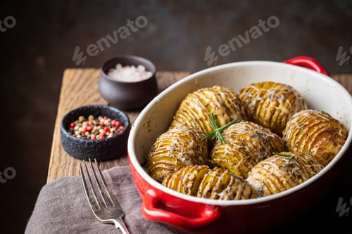Preview: Baked hasselback potatoes