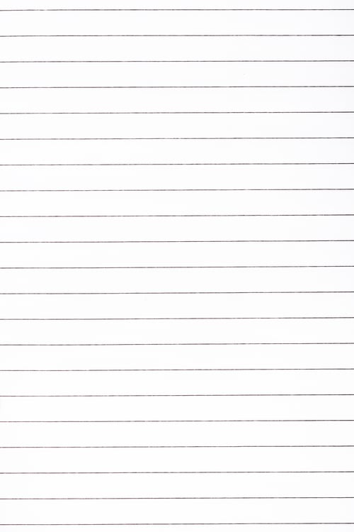 Preview: Exercise book paper page with lines, one page. Blank lined worksheet exercise book.