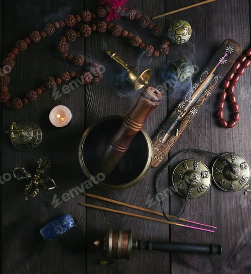 Preview: Tibetan religious objects for meditation