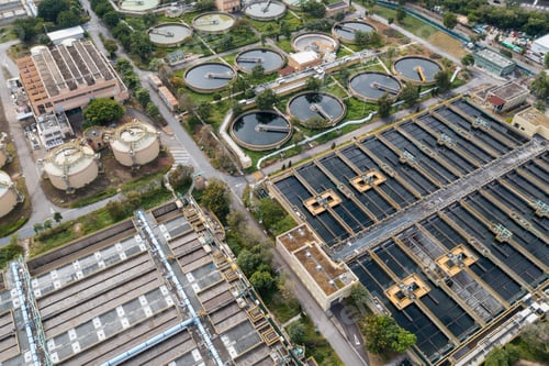 Preview: Sha Tin, Hong Kong 11 November 2021: Sewage treatment plant in Hong Kong
