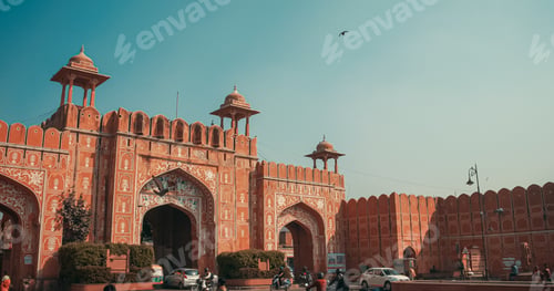 Preview: Jaipur, Rajasthan, India. Chandpole Or Moon Gate Is One Of Jaipurs Best Examples Of Rajput