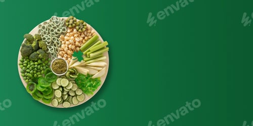 Preview: St Patricks day charcuterie board decorated shamrock.