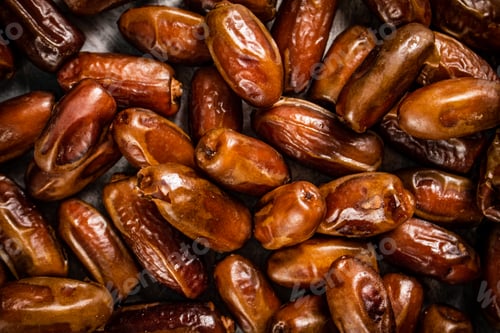 Preview: Delicious sweet dates. Macro background.