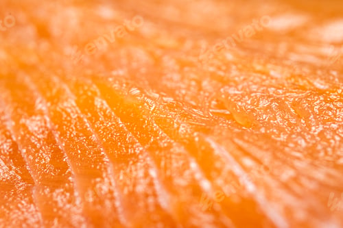 Preview: Fresh red salmon fillet cross section texture or background
