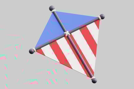 Preview: Patriotic kite toy