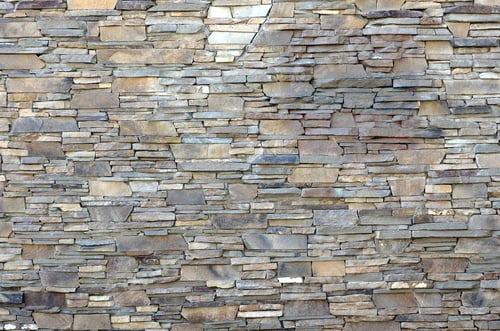 Preview: Modern pattern of flatten stone wall decorative surfaces in brown color