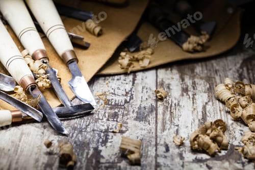 Preview: wood carving tools