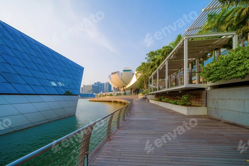 Preview: Marina Bay area in Singapore city.