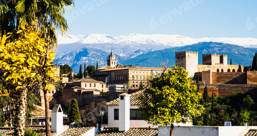 Preview: ancient arabic fortress Alhambra Granada Spain
