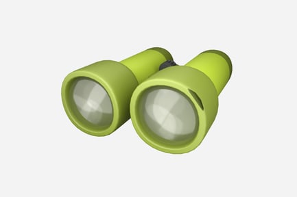 Preview: Binoculars 3D Illustration