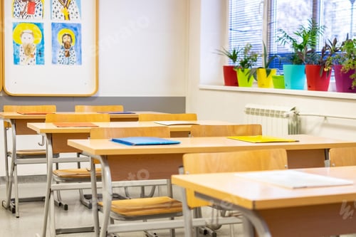 Preview: empty, classroom, educational, academic, no people
