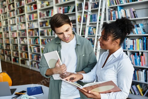 Preview: A dedicated teacher engages her student in an enriching learning experience surrounded by books