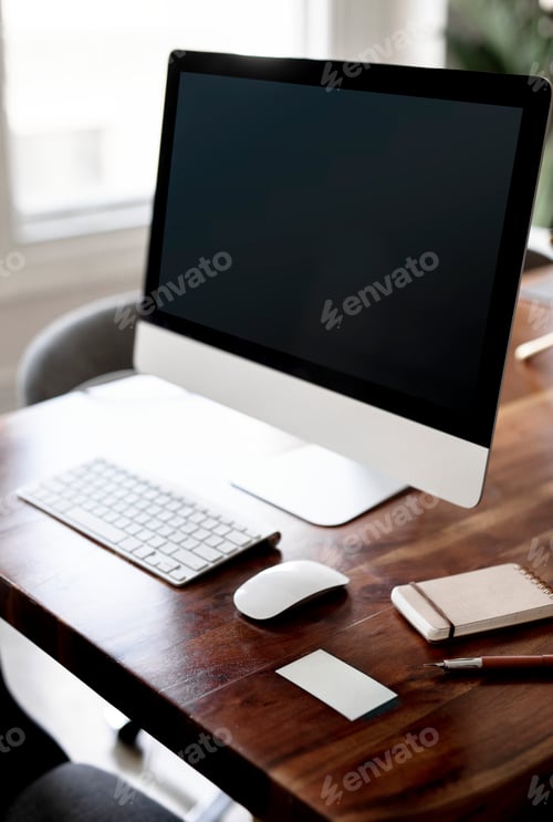 Preview: Workspace with a computer screen
