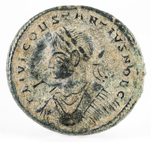 Preview: Ancient Roman copper coin of Emperor Constantius II