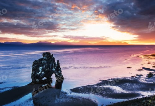Preview: Hvitserkur is a spectacular rock in the sea