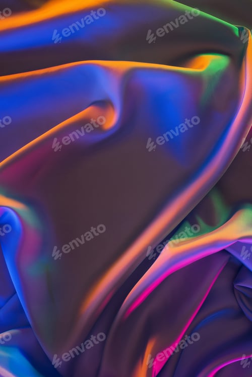 Preview: blue and pink shiny silk fabric background