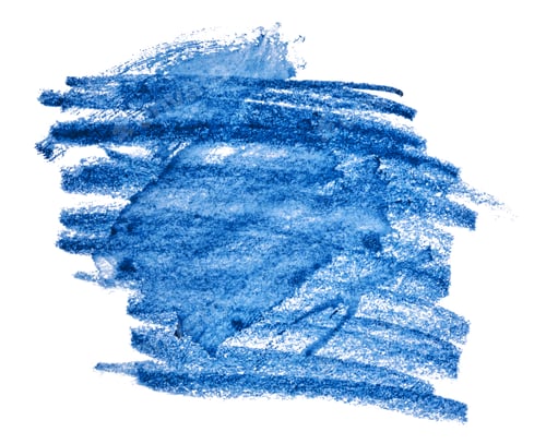 Preview: Hatching with blue pen on isolated background