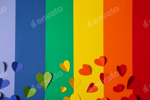 Preview: Composition for Pride and LGBTQ community, space for text