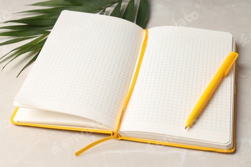 Preview: Concept of accessories for office or study, space for text