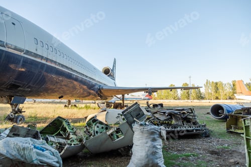 Preview: Disassembled planes in the aircraft graveyard