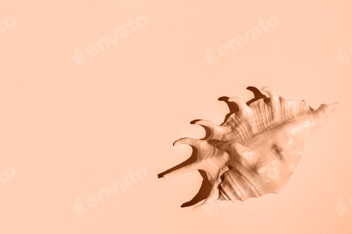 Preview: Trendy pantone Peach Fuzz color of Year 2024 background.