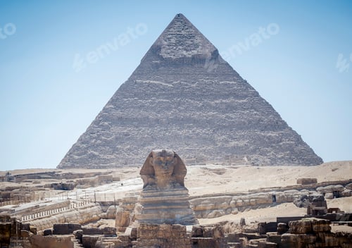 Preview: Closeup of the pyramids in Cairo, Egypt