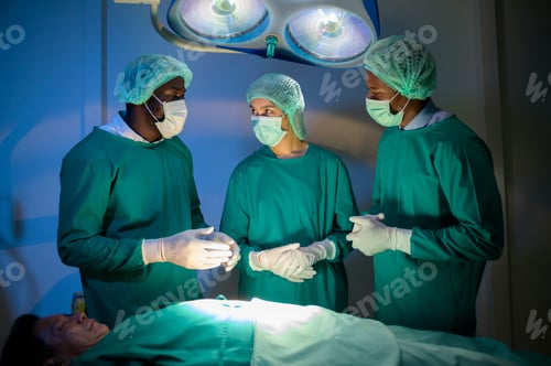 Preview: Professional surgeons operating in hospital