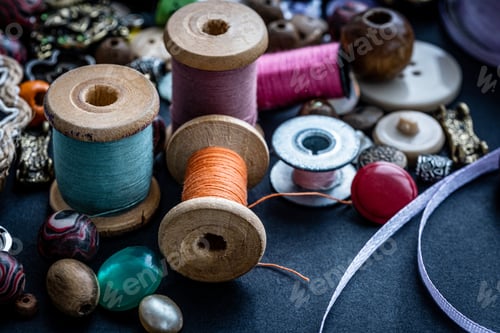 Preview: Retro threads and aged buttons
