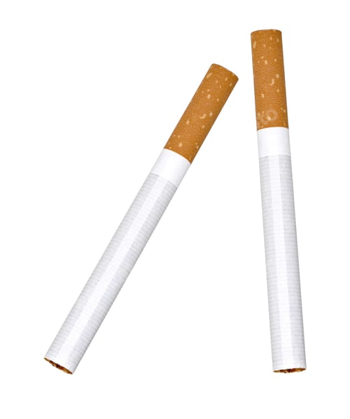 Preview: unlit cigarettes isolated