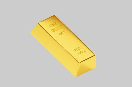 Preview: Fine gold bar 999.9