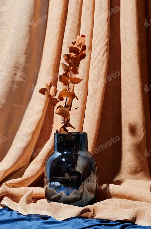 Preview: Dry twig in blue vase