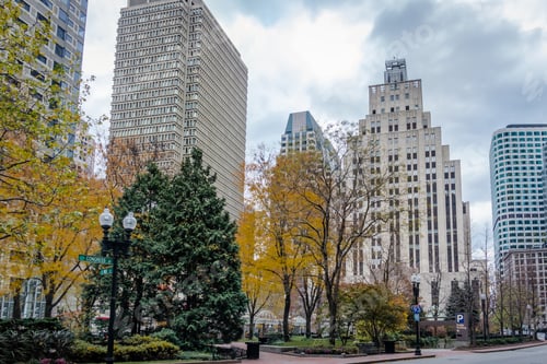 Preview: Boston Financial District Buildings - Boston, Massachusetts, USA