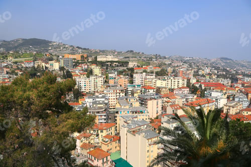 Preview: View of Sanremo (San Remo) on Italian Riviera