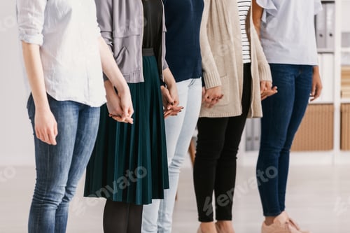 Preview: Women with issues supporting together during group therapy
