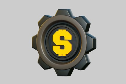 Preview: Finance gear with dollar sign