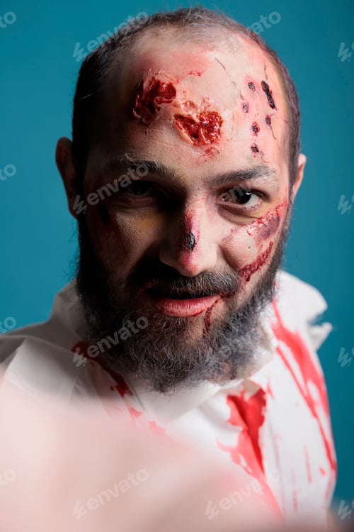 Preview: Dangerous zombie taking photo on smartphone