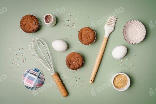 Preview: Baking or cooking background.