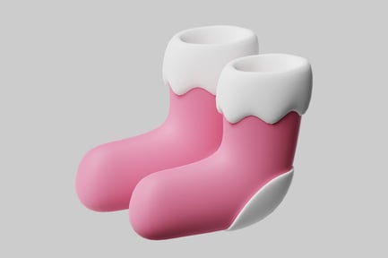 Aperçu: Bottines roses en peluche pour enfants