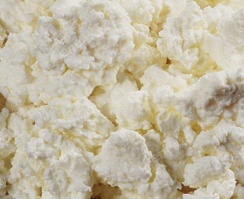 Preview: homemade natural cottage cheese background