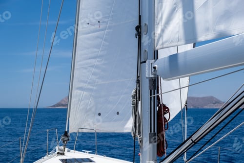 Preview: Cyclades islands, Greece. Aegean sea sailing, summer holidays