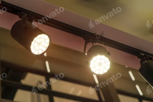 Preview: Led Light On Mall Roof.