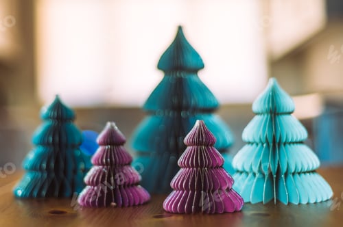 Preview: Trendy paper Christmas trees