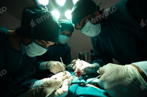 Preview: Surgical Team Performing Operation in Hospital