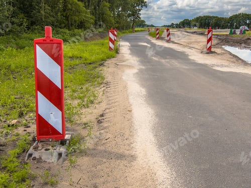 Preview: Road works warning signs
