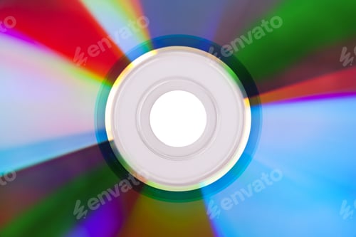 Preview: Close-up of colorful CD