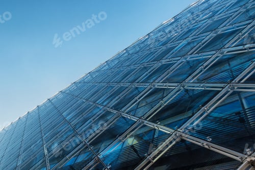 Preview: Glass building abstract background