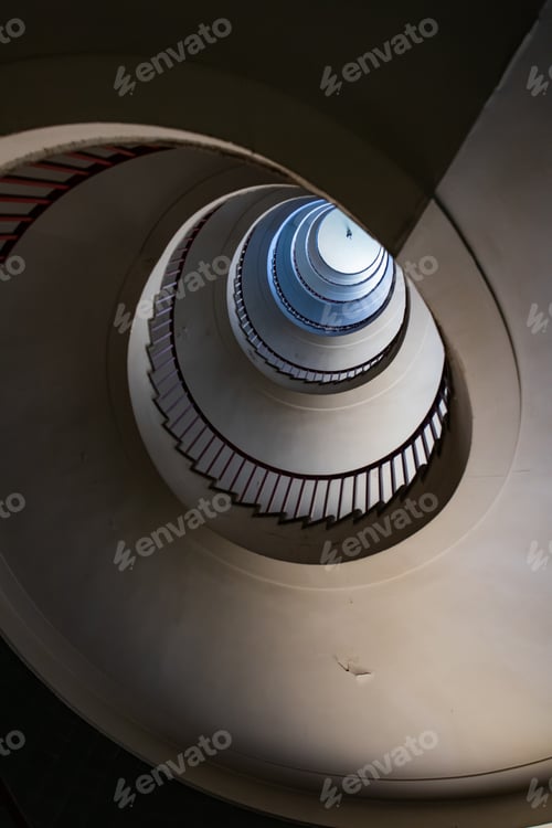Preview: Spiral staircase in Ljubljana's Skyscraper