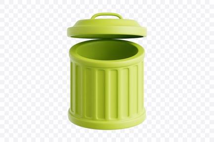 Preview: Round Trash Bin